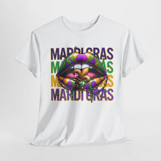 Mardi Gras Unisex Tee - Vibrant and Festive Celebration Shirt for Adults