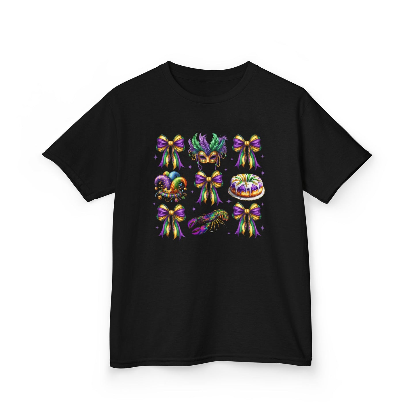 Mardi Gras Kids T-Shirt – Festive Cotton Tee for Celebrations