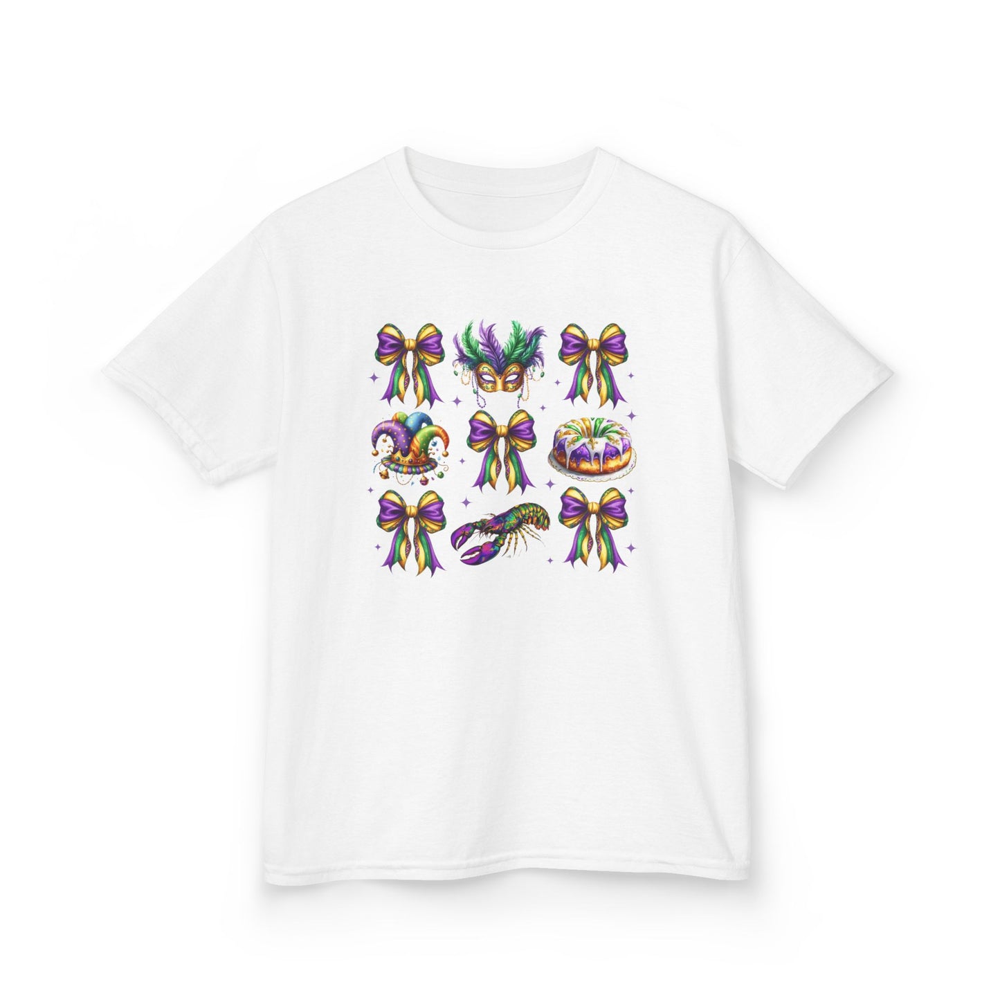 Mardi Gras Kids T-Shirt – Festive Cotton Tee for Celebrations