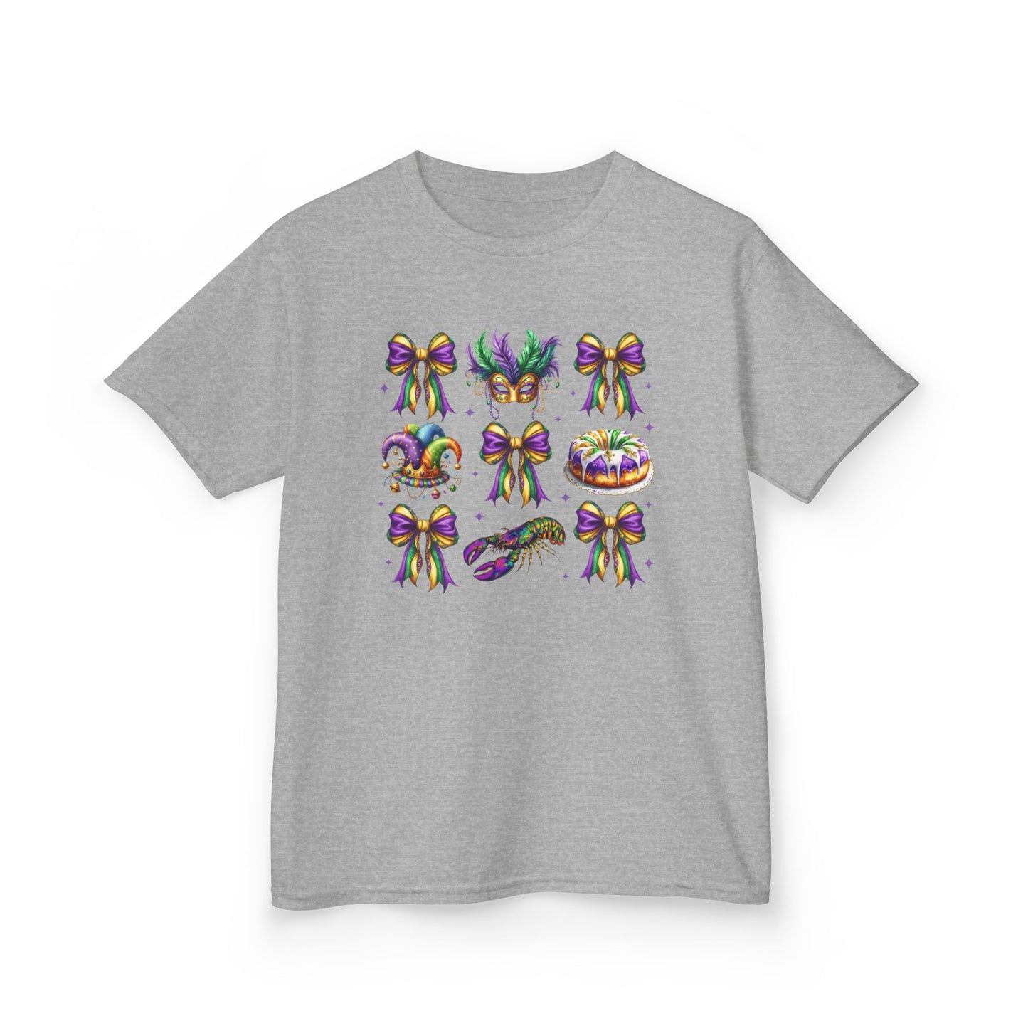 Mardi Gras Kids T-Shirt – Festive Cotton Tee for Celebrations